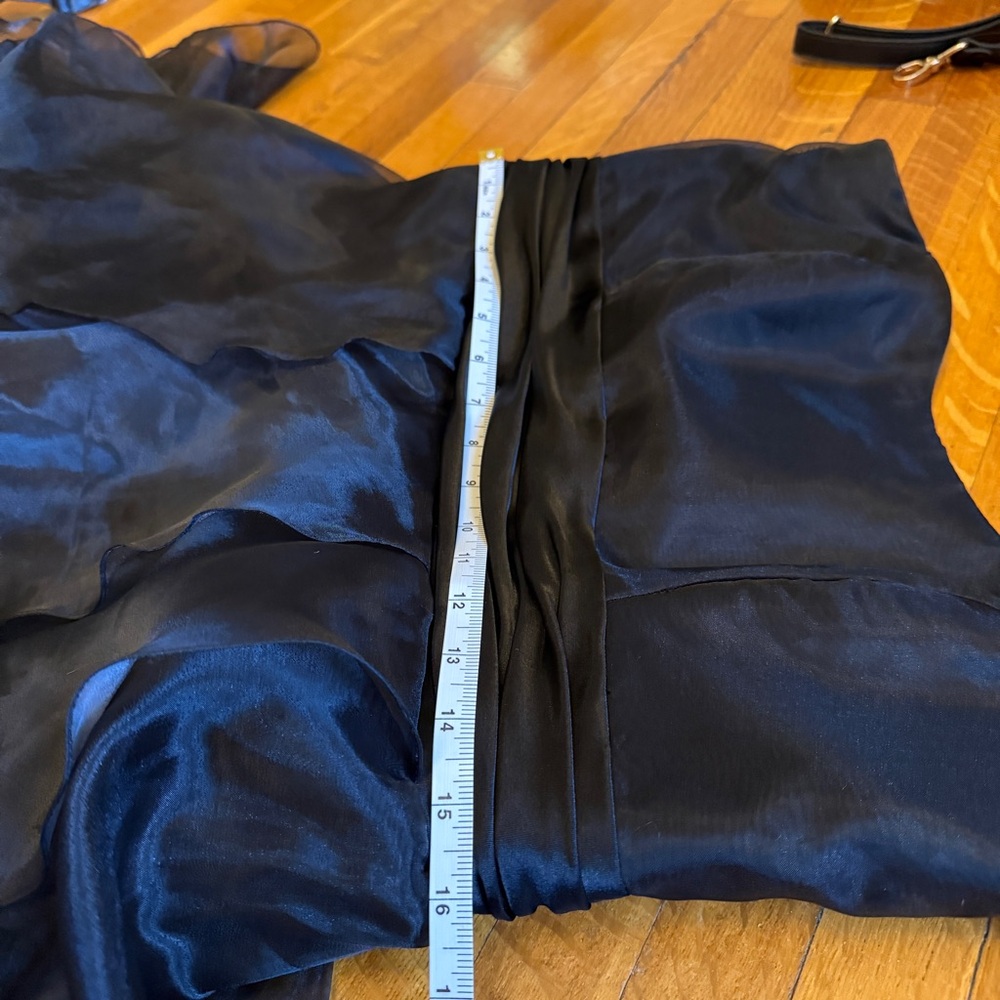 David's Bridal Strapless Black Gown - Picture 9 of 9